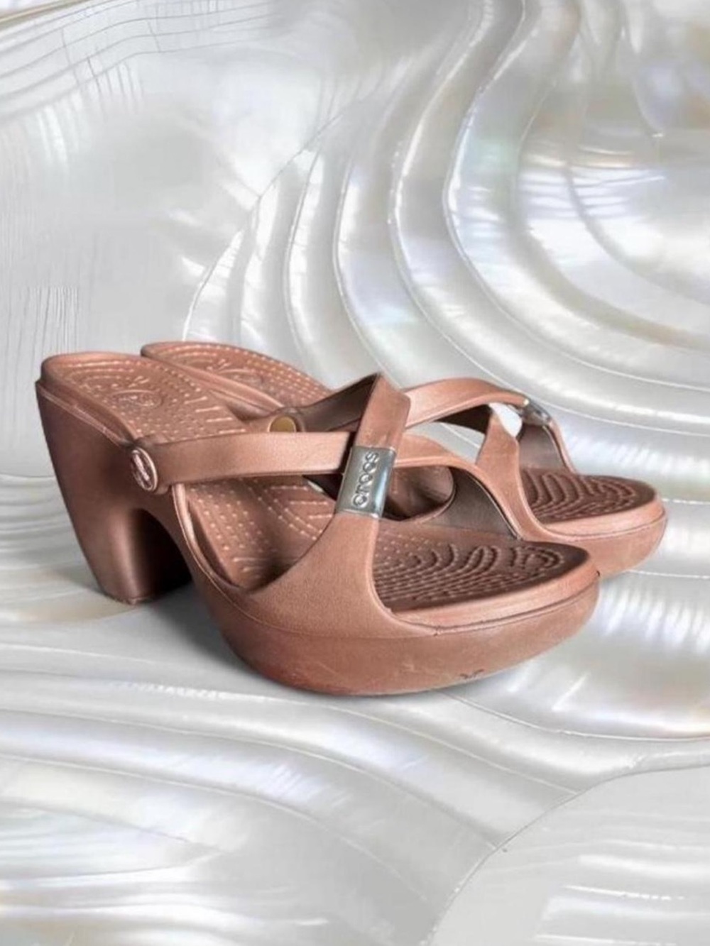 Y2K Crocs Cyprus Platform Heels